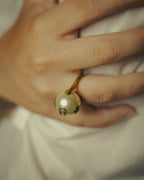 -SPECIAL- “Christian Dior” 2017-18 AW J’Adior pearl ball ring