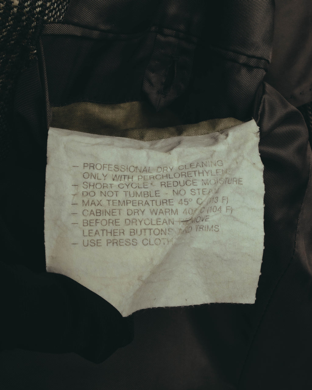 "Ermenegildo Zegna" 80's-90's Textured silk single-breasted blazer