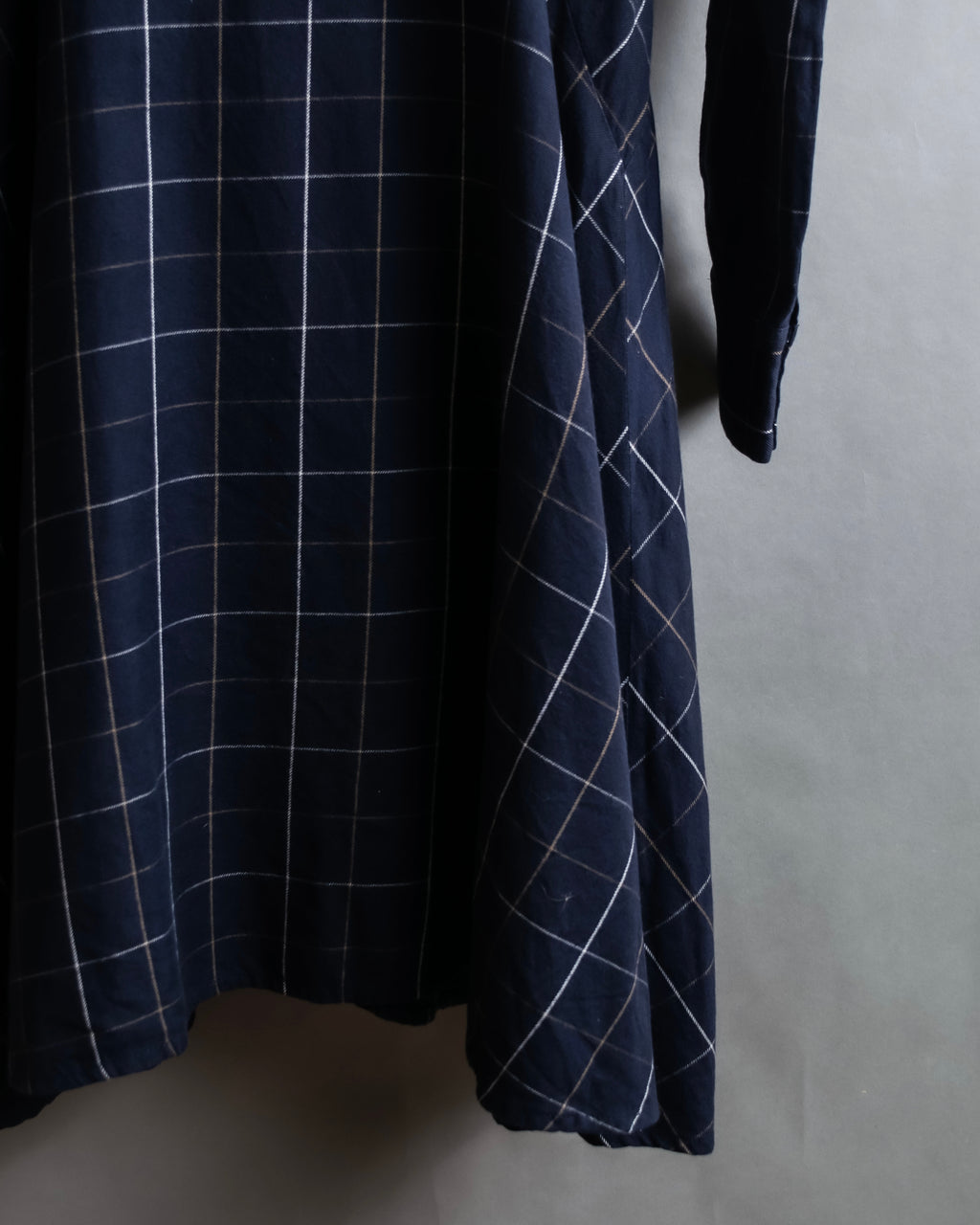 "Vivienne Westwood RED LABEL"
Windowpane print long shirt dress