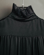 -SPECIAL- “Christian Dior” 90’s Silk pleated ruffle dress