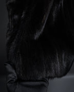 "GUCCI" Semi-custom atelier work fur long coat