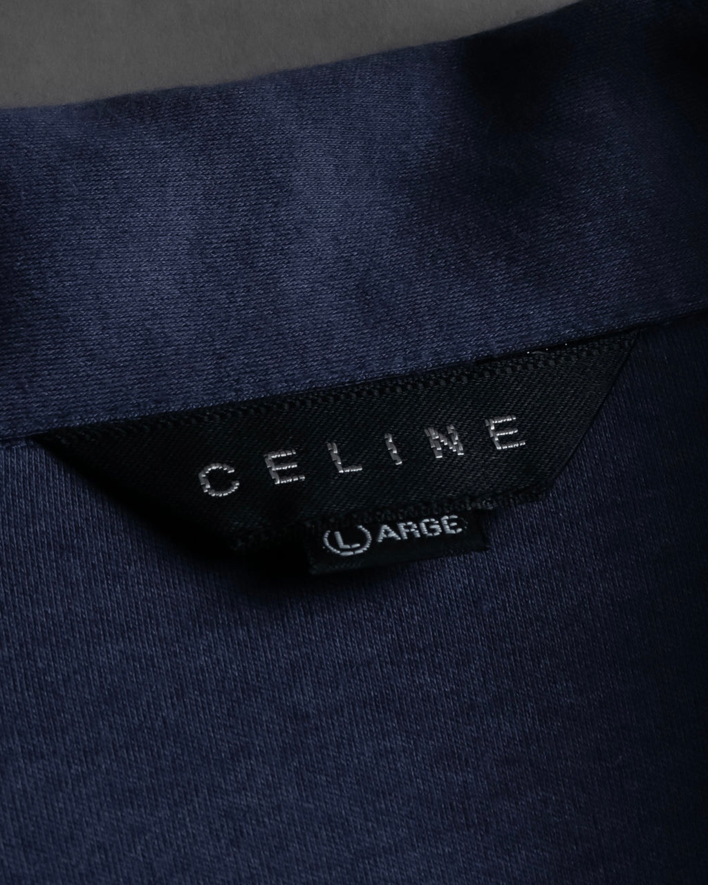 "CELINE" Piping design blue pajama set up