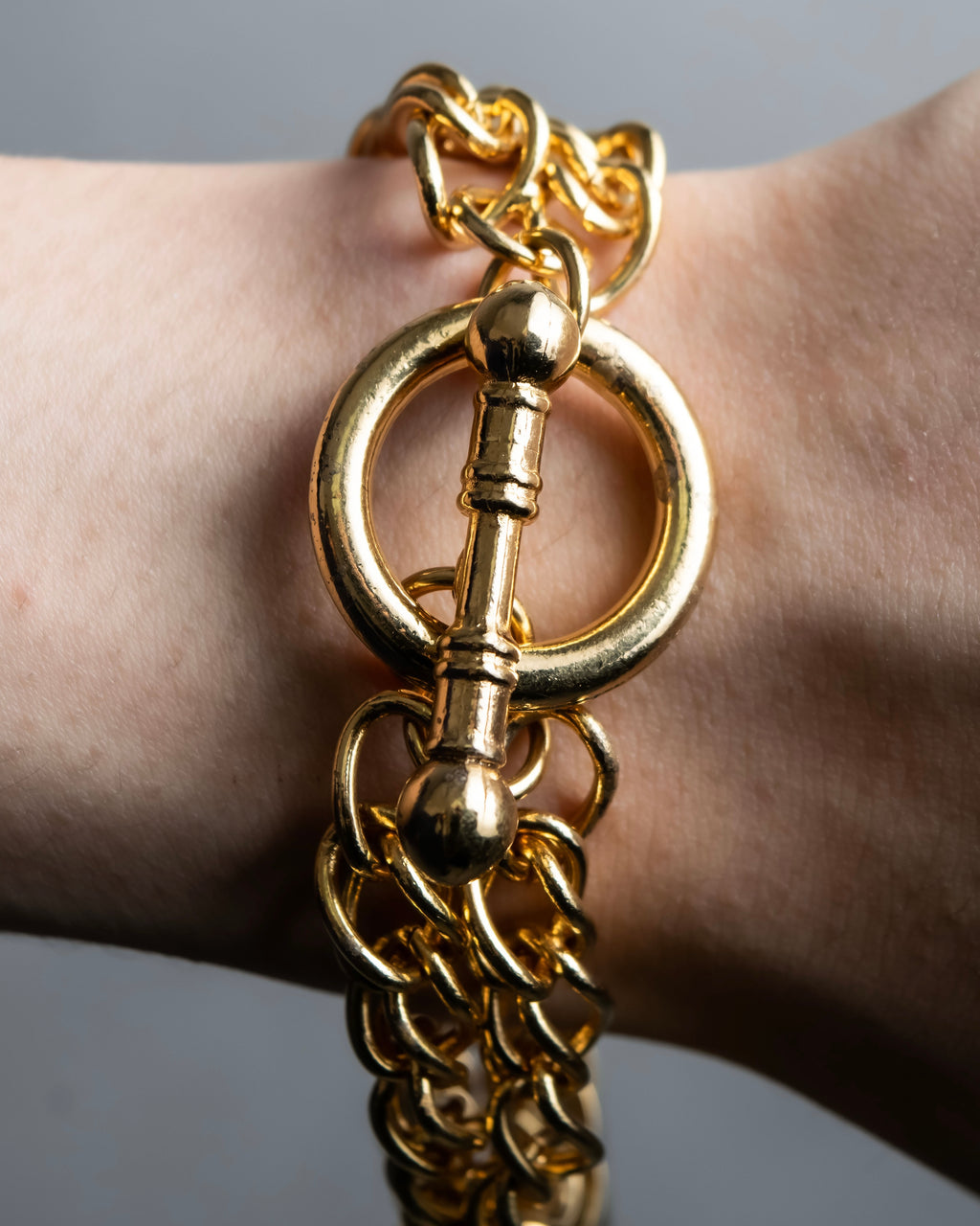 "Karl Lagerfeld" Bag charm mantel chain bracelet