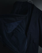 "BALENCIAGA" Tailored Two-Piece Suit Set with Subtle Pinstripes