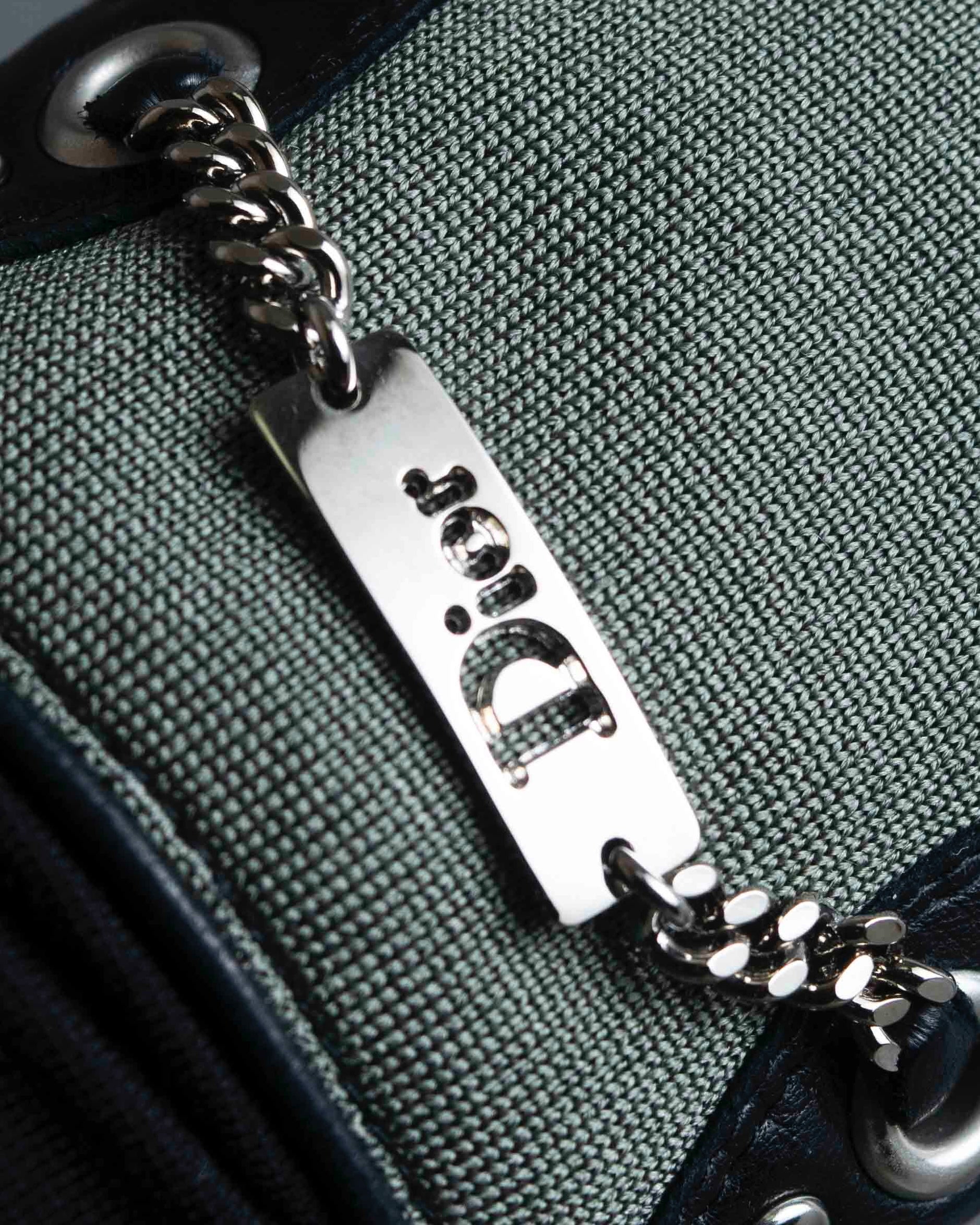 For lease "Christian Dior" Stud design metal plate docking leather gloves