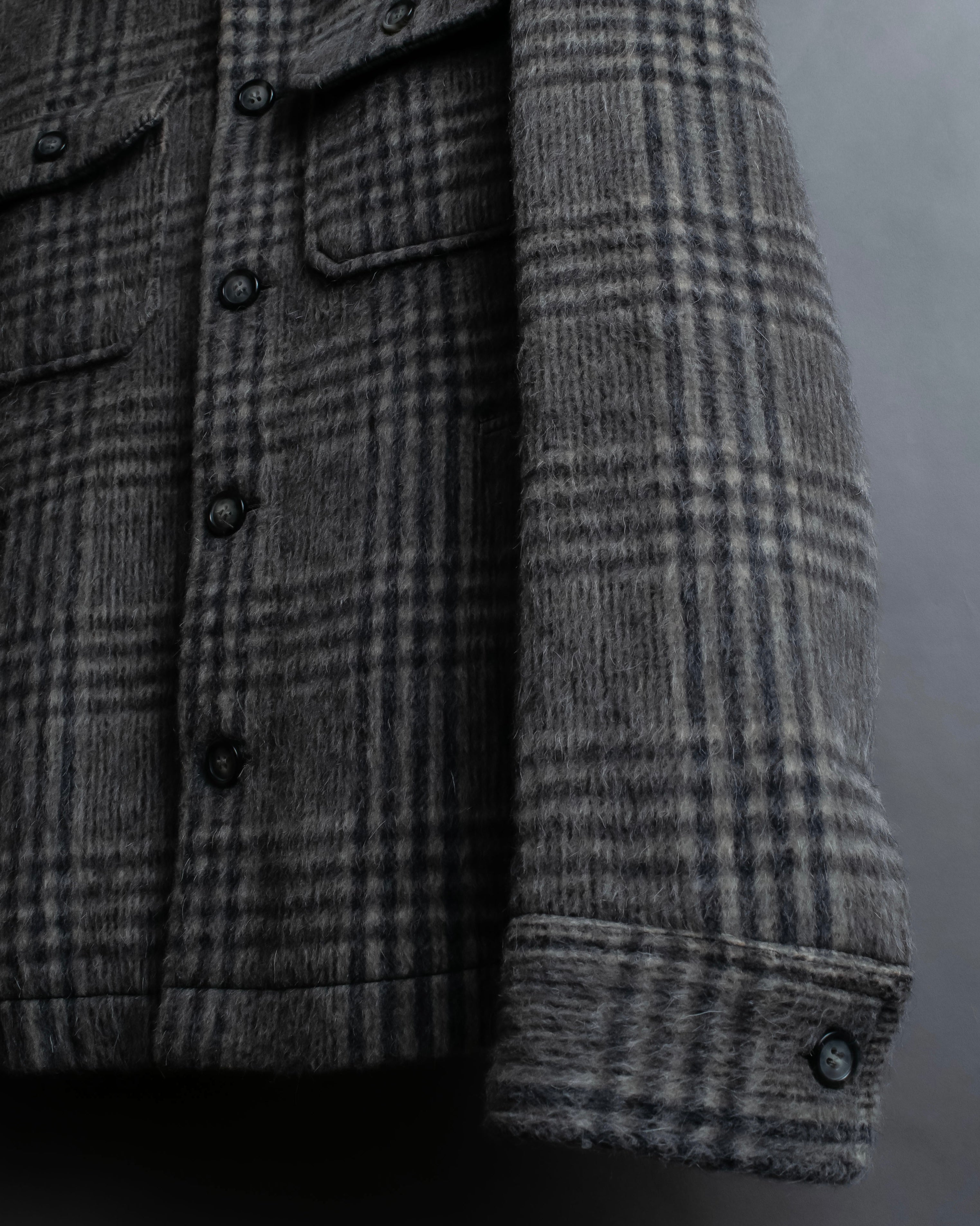 "Dolce &amp; Gabbana" Check pattern front pocket shirt jacket