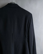 "Max Mara" Pinstripe short length tailored jacket
