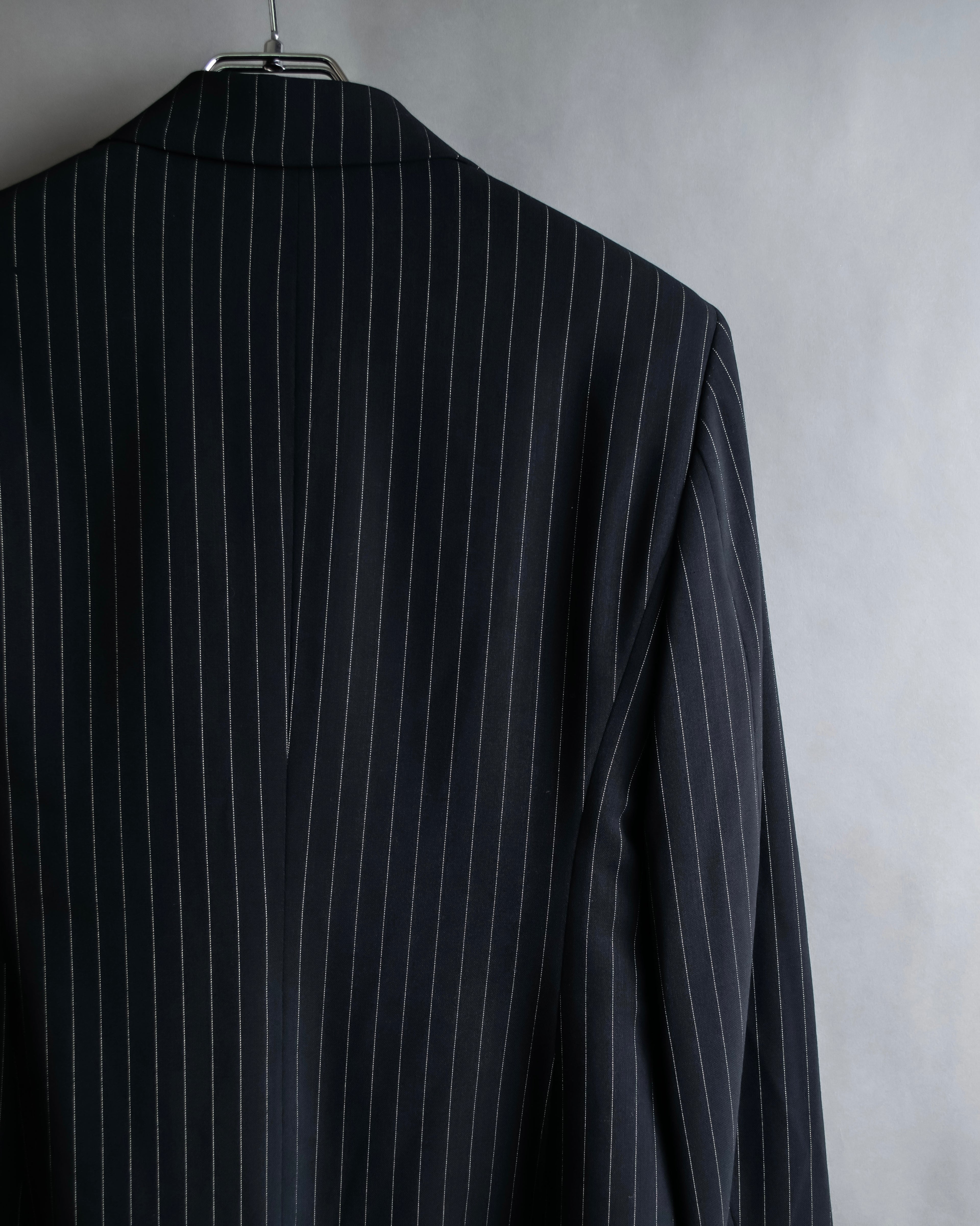 "Max Mara" Pinstripe short length tailored jacket