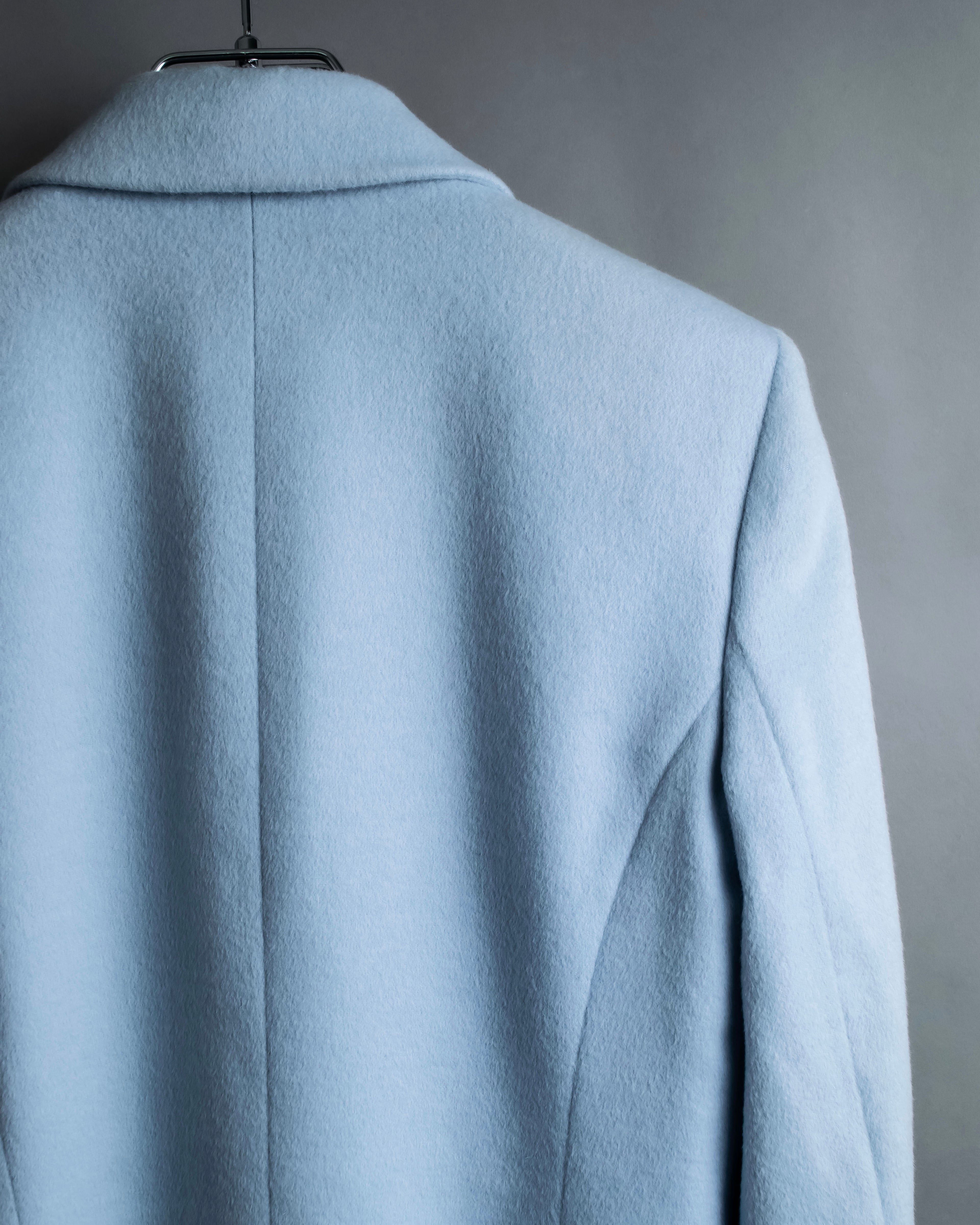 “CELINE “ beautiful shaped sky blue tailored jacket
