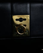 “CELINE” Early 80’s equestrian hardware top-handle bag