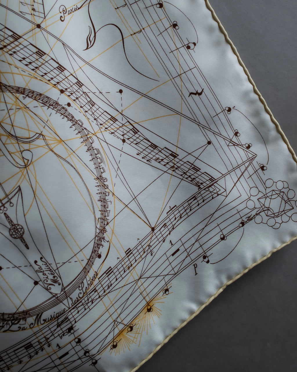 "HERMES" La Musique des Sphères petit carre scarf