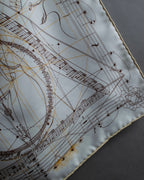 "HERMES" La Musique des Sphères petit carre scarf