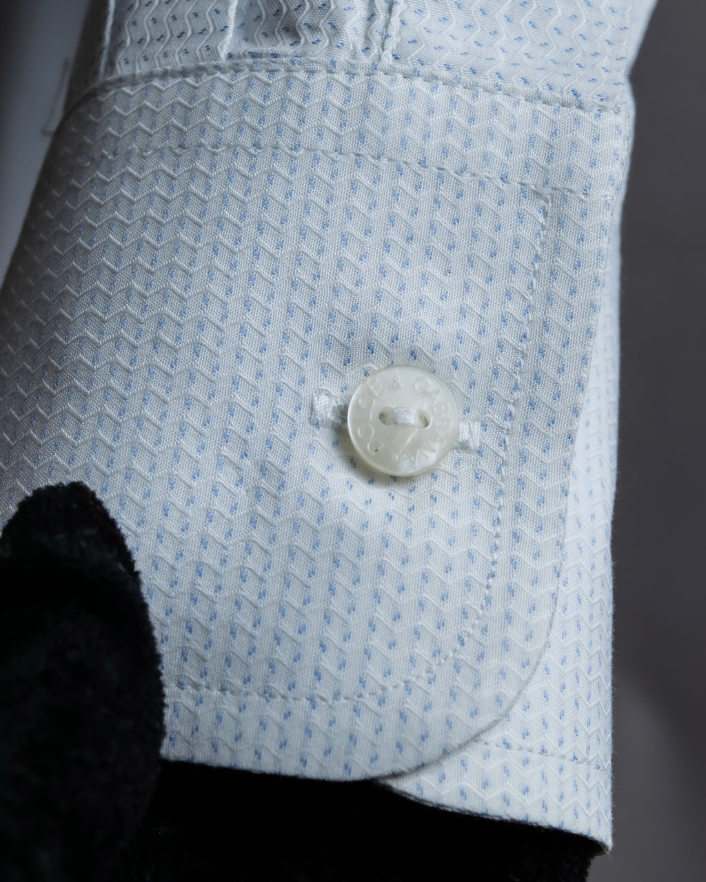 "Dolce & Gabbana" Geometric print slim fit shirt