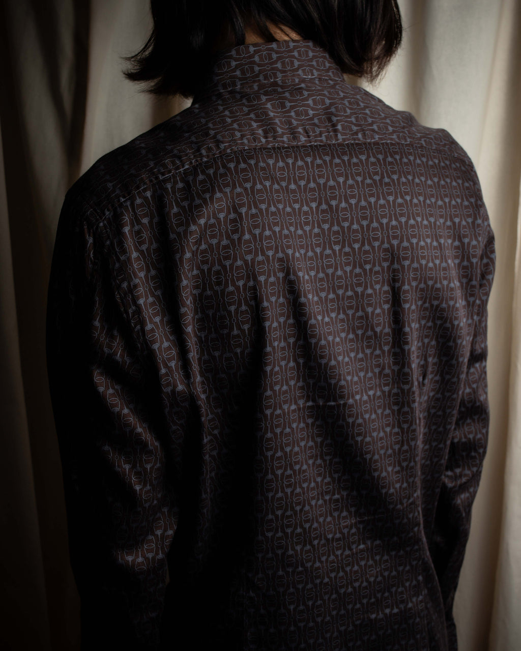 "GUCCI" Horsebit pattern shaped shirt