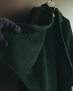 "Yves Saint Laurent" late 80's-early 90's Structured wool mohair double breasted coat