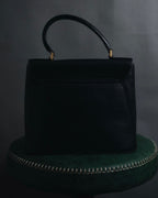 "Salvatore Ferragamo" Mid 90’s archival envelope flap top-handle bag