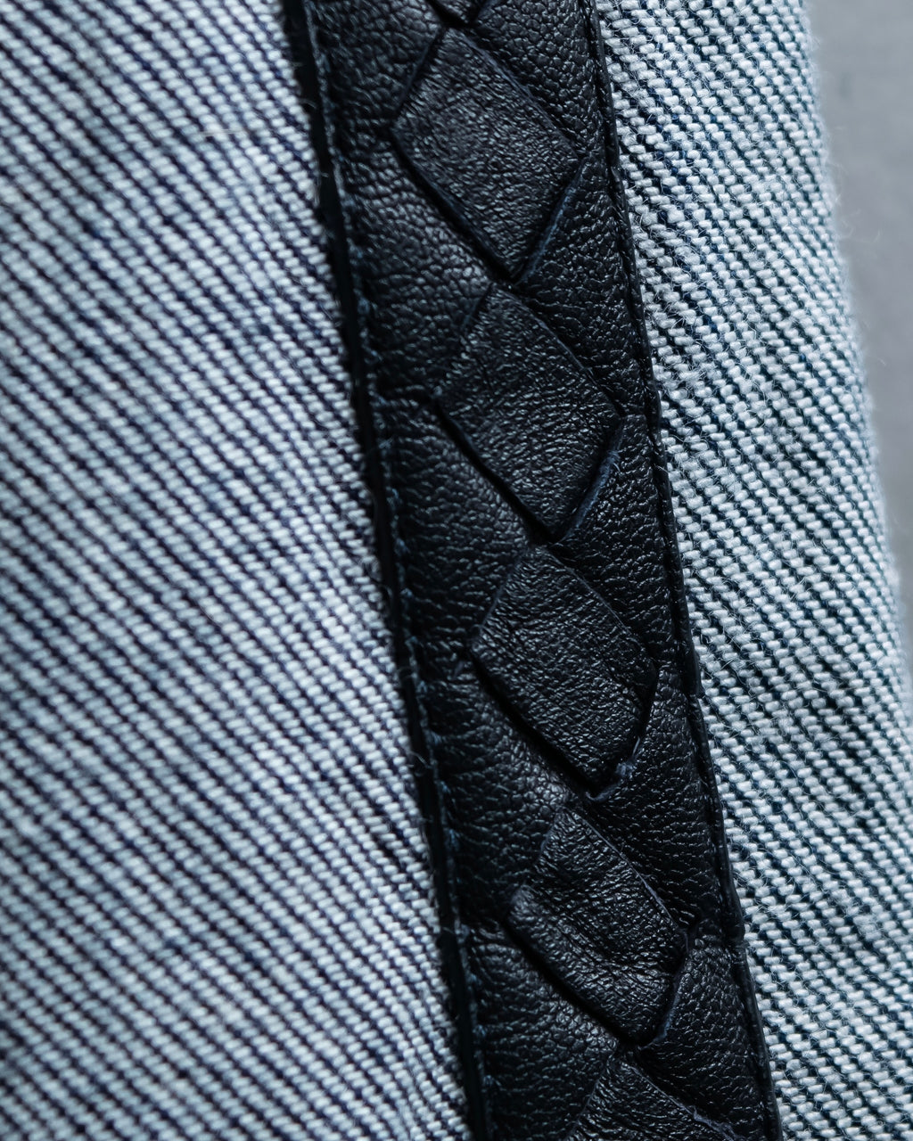 "BOTTEGA VENETA" Wide straight silhouette fisherman denim pants