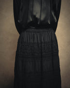 -SPECIAL- “tricot COMME des GARÇONS“ 2002SS Lace panel gathered skirt
