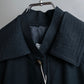 "GIANNI VERSACE" Soutien collar docking mid length wool coat