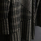 "FENDI" Houndstooth & zigzag pattern turtleneck tunic pullover