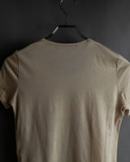 "BALENCIAGA" Painting graphic logo engraved T-shirt