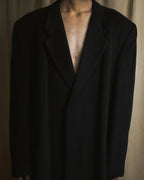 "VALENTINO GARAVANI UOMO" 80’s-90’s Cashmere blend tailored coat