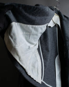 "MIHARA YASUHIRO" Hidden zip detail tailored jacket