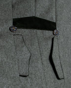 Vintage velor switching Tyrolean tailored jacket