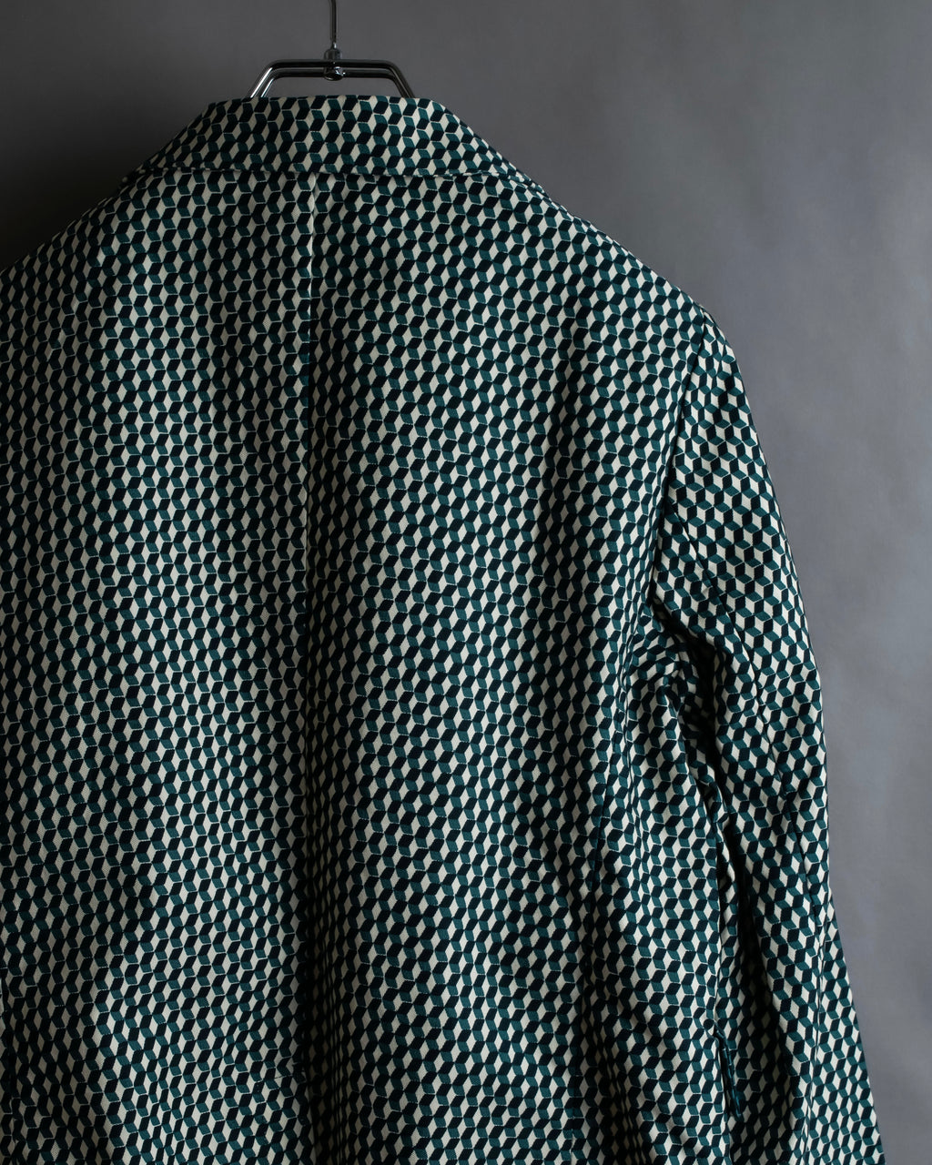 "MARNI" Geometric pattern double-breasted tailored jacket