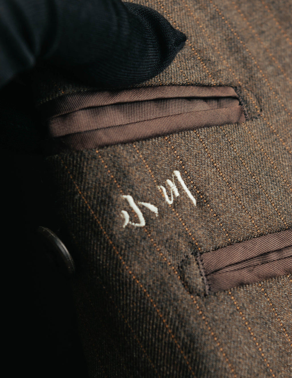 "BURBERRY LONDON" 00's-10's Classic striped double-breasted wool suit