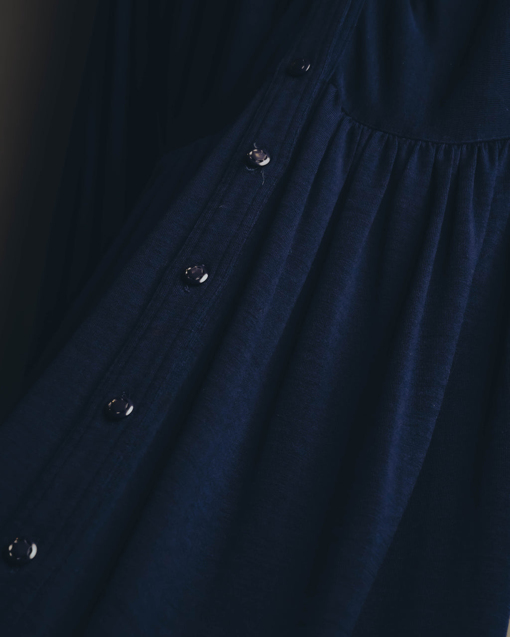 -SPECIAL- “COMME des GARÇONS” 90’s Long gathered waist button front dress
