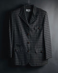 "Christian Dior SPORTS" 80’s-90’s british check tweed jacket