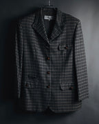 "Christian Dior SPORTS" 80’s-90’s british check tweed jacket