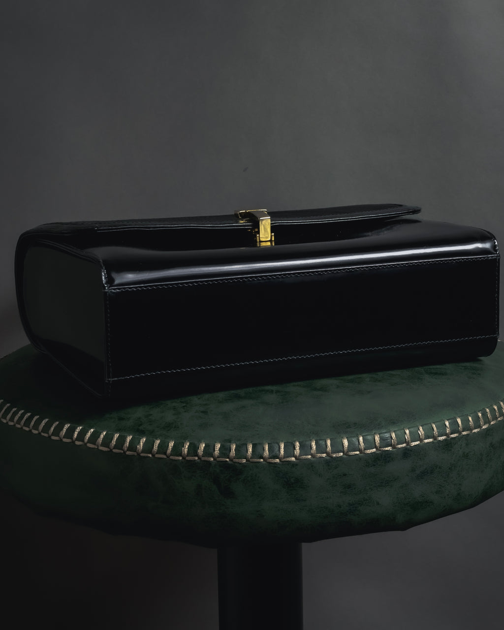 "Tiffany & Co." 80’s-90’s Structured ribbed leather top-handle bag