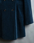 "Comme des garçons robe de chambre" Beautiful velour double half coat