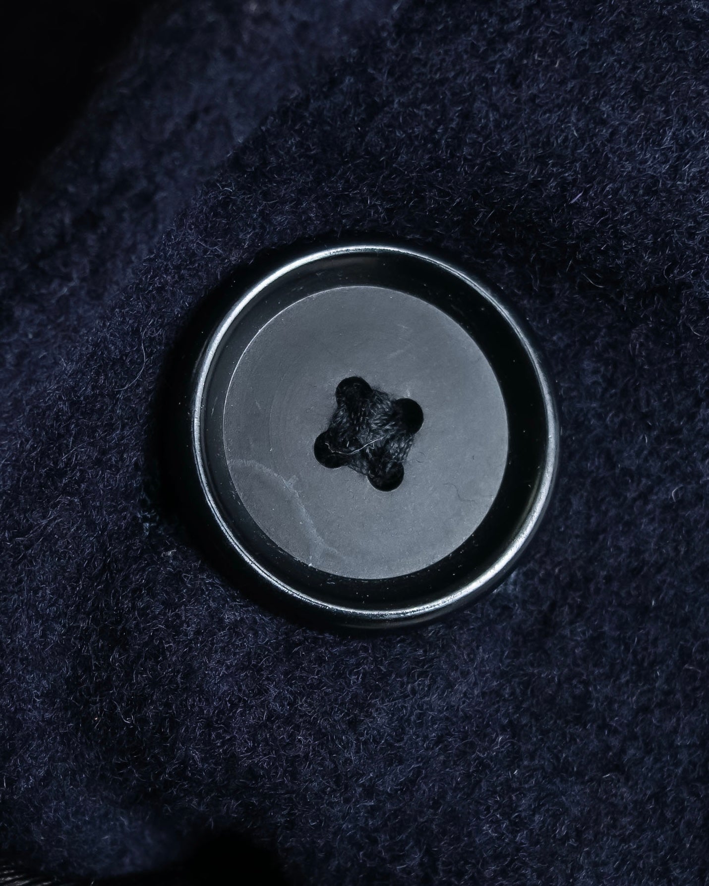 "Polo University Club by Ralph Lauren" Peaked dorapelle double-breasted wool chester coat