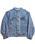 LEVI’S/ Oversized No Collar Denim Jacket Light Blue