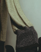 –SPECIAL– "Hermès" 90's-00's Plaid cashmere cardigan