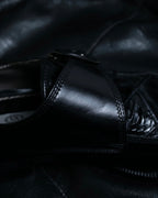 Vintage Harako Crocodile Leather Combination Leather Shoes