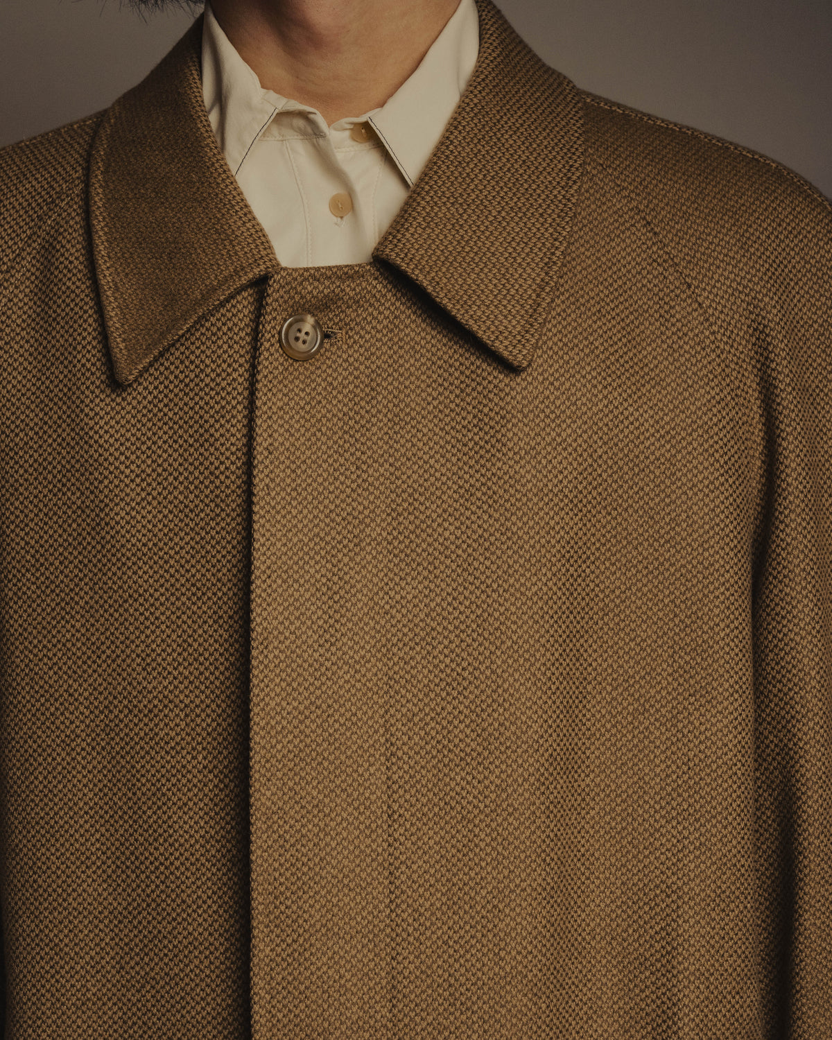 "Christian Dior" 80's-00's Classically tailored balmacaan coat
