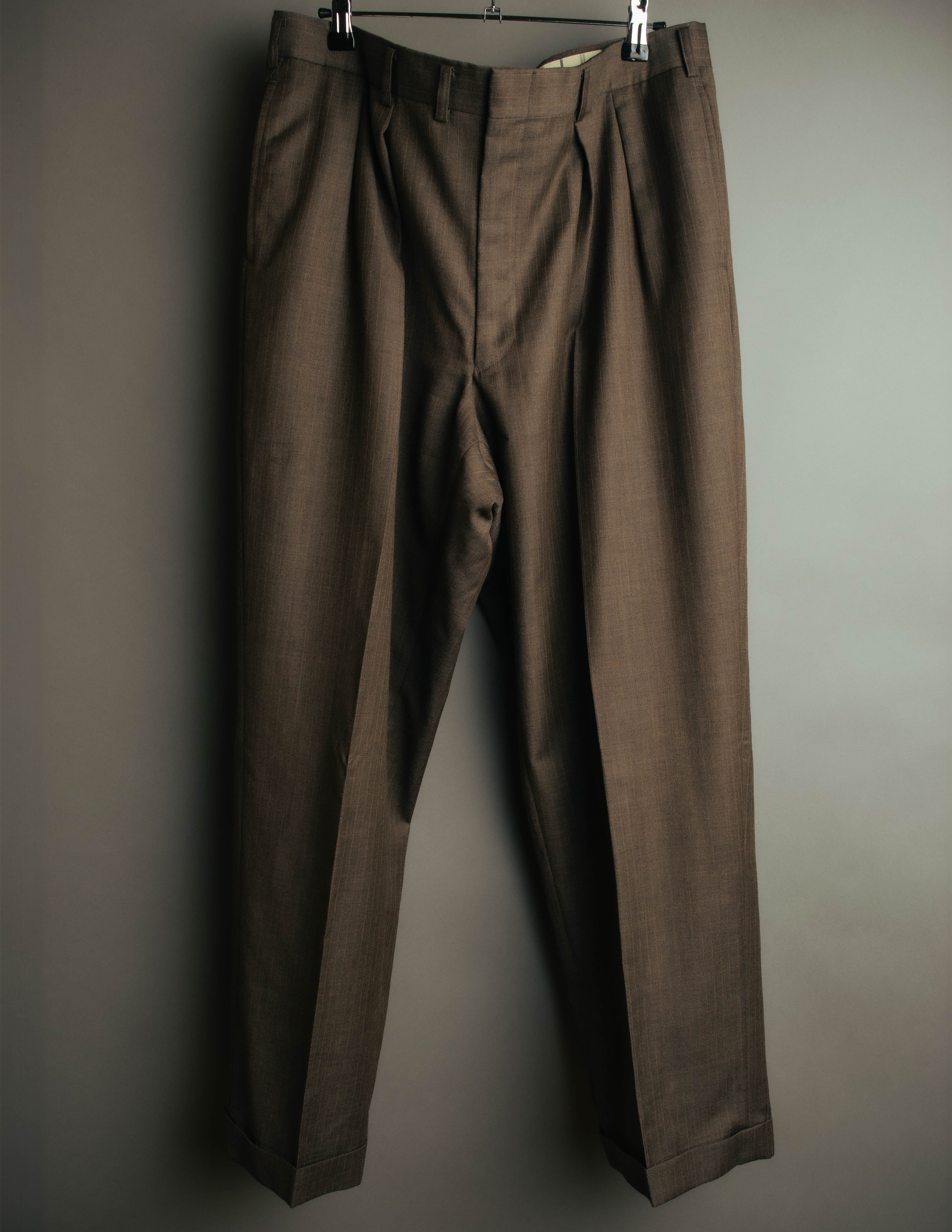 "BURBERRY LONDON" 00's-10's Classic striped double-breasted wool suit