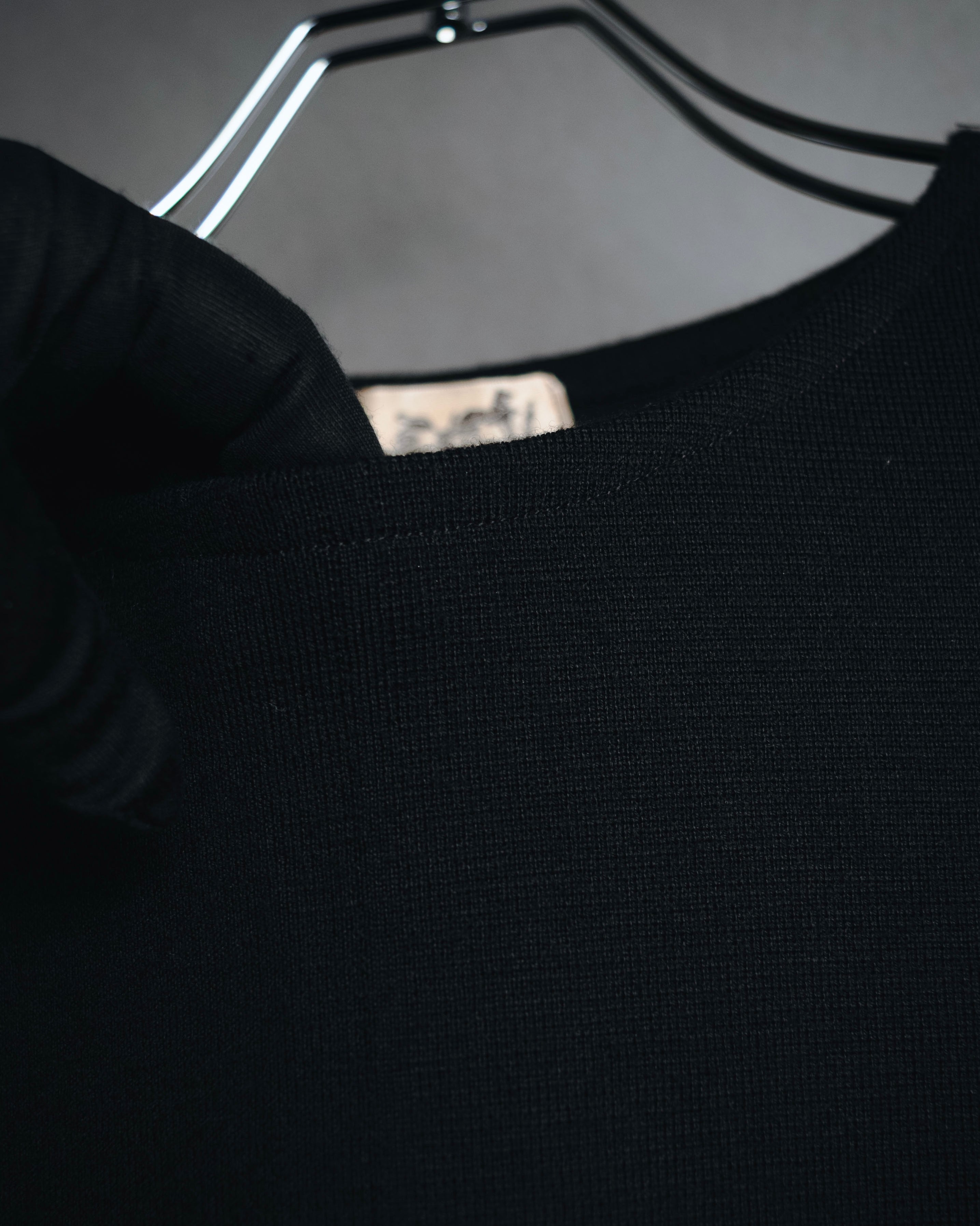 "HERMES" 00’s Minimal wool cashmere crewneck knit