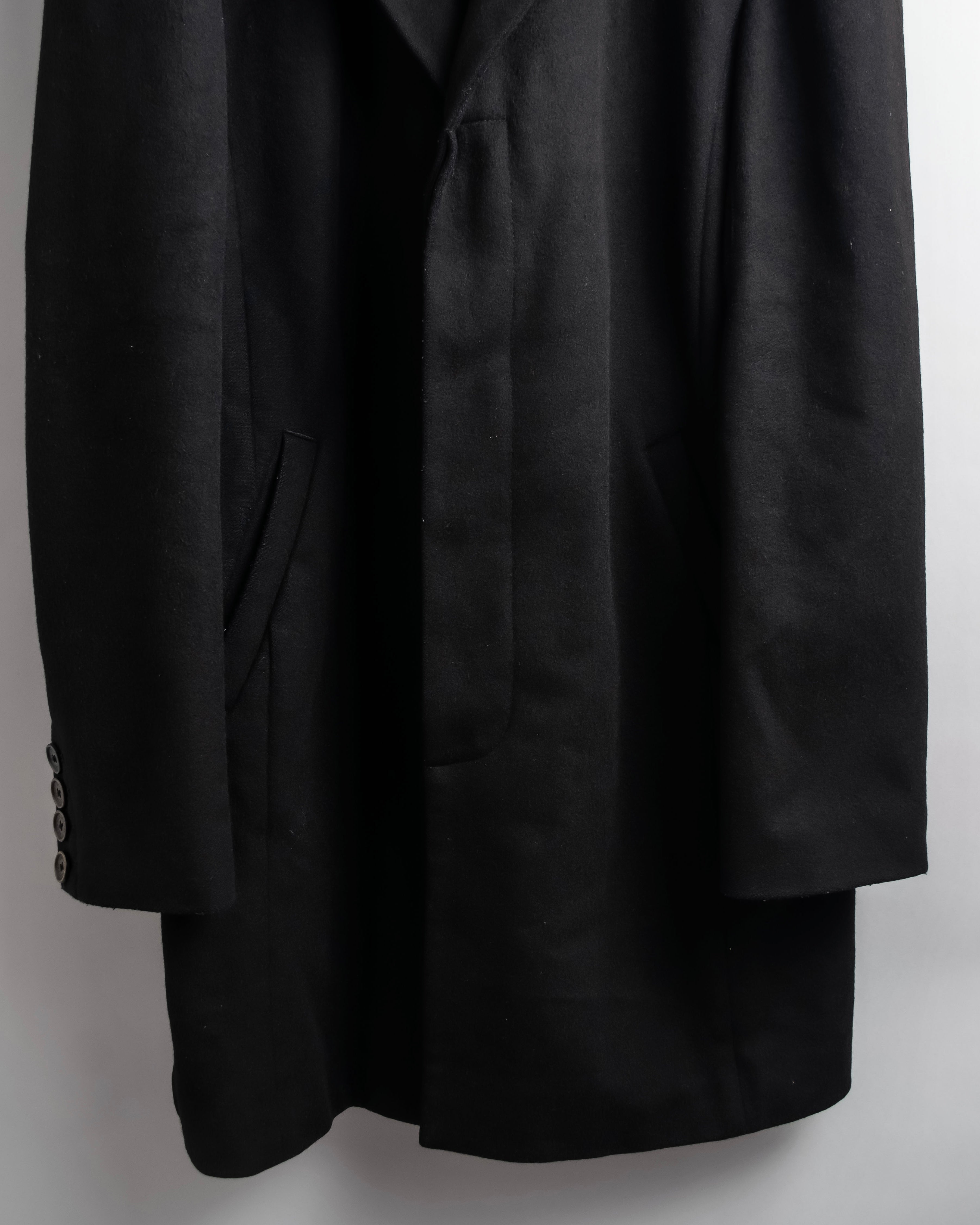 "ARMANI EXCHANGE" Sloth latch design stand color mid-length coat