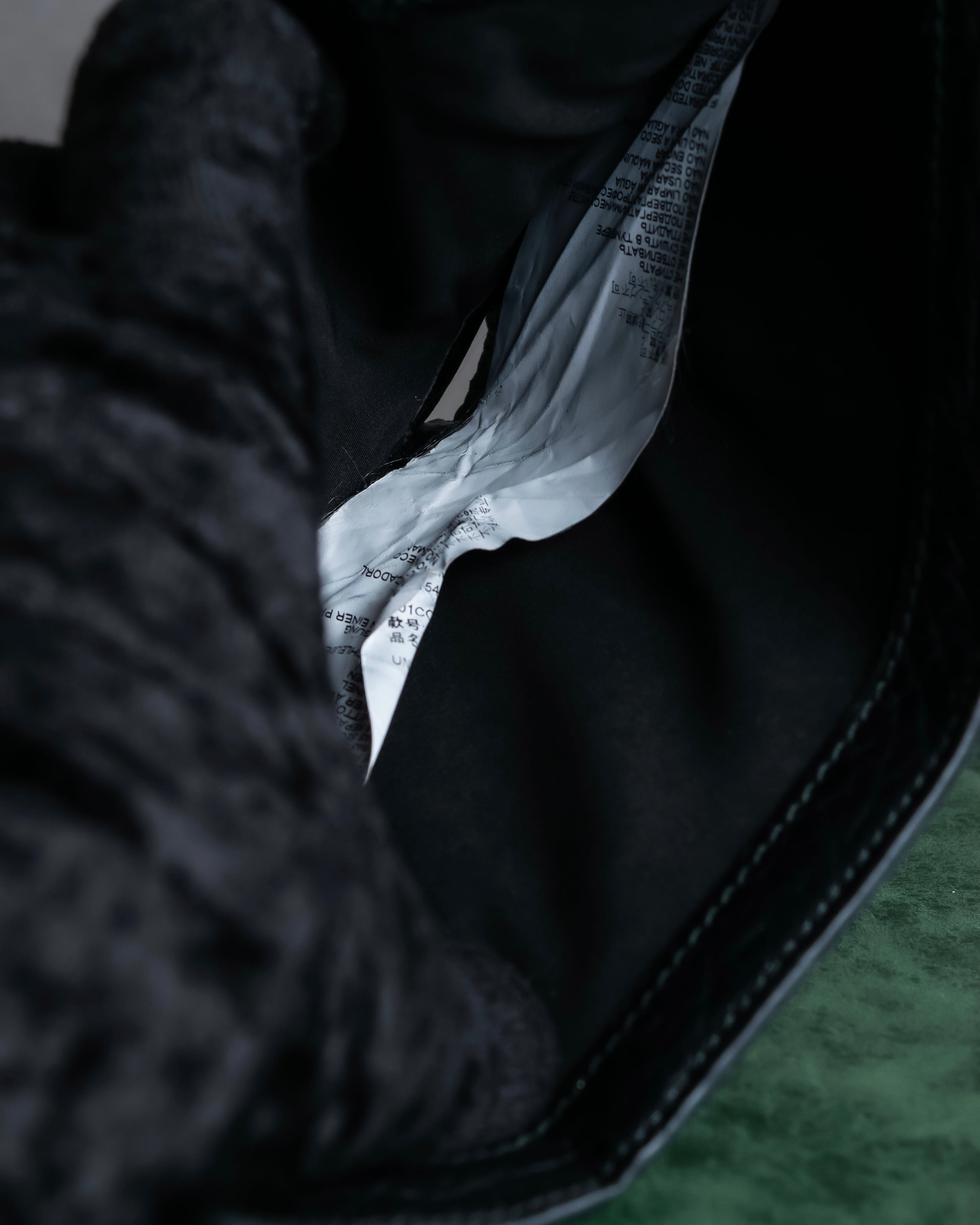 "MAISON MARGIELA" Grained leather envelope compact wallet