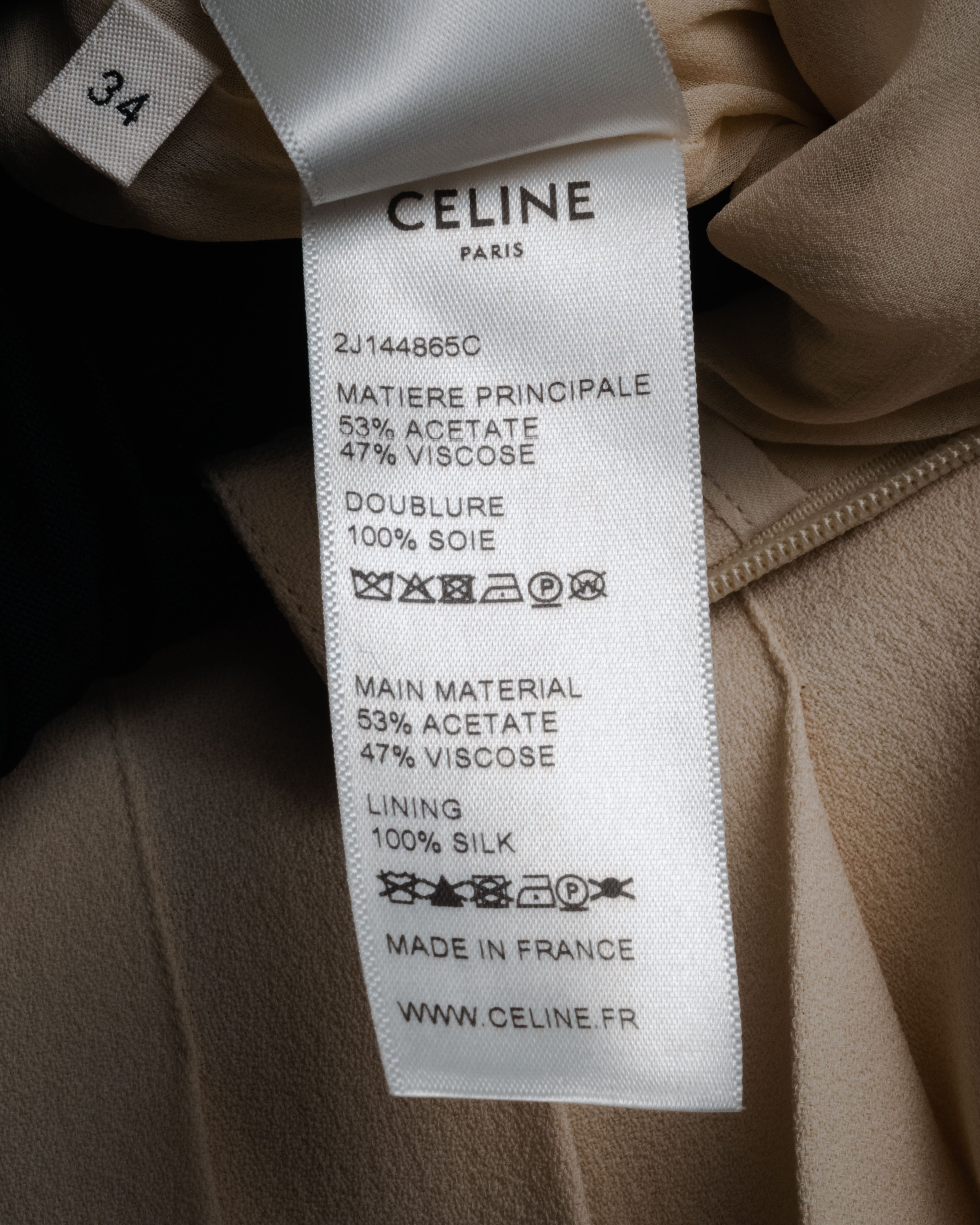 “CELINE” 2019-2023 Minimal pleated skirt