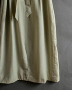 "VALENTINO" Belted design sleeveless long dress