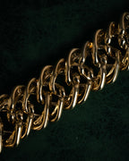 –SPECIAL– “Yves Saint Laurent” 90’s sculptural chain bracelet