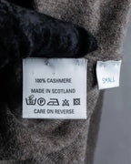 "HERMES" Margiela period cashmere high neck knit pullover