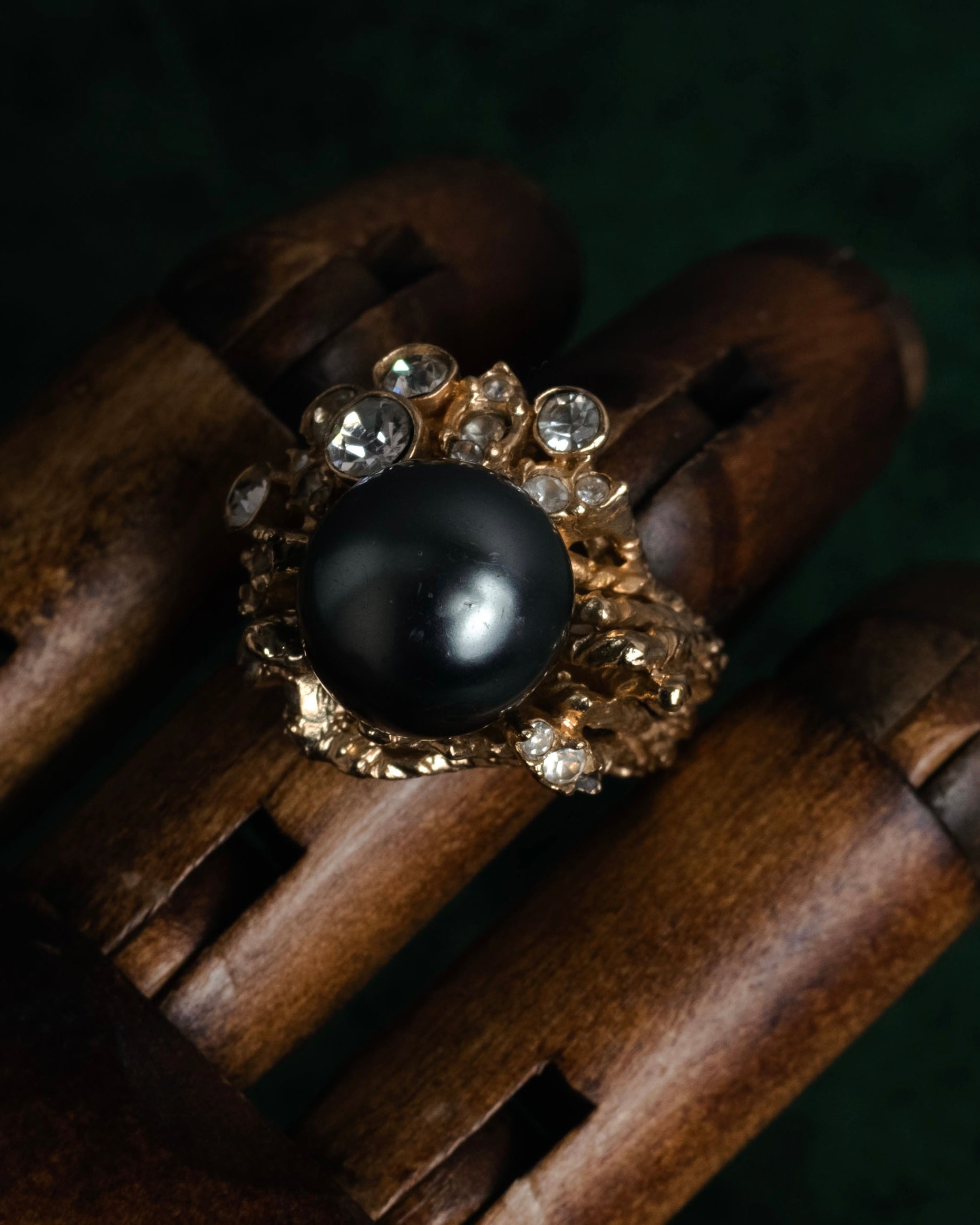 “Christian Dior” 60’s-70’s Organic pearl cluster ring