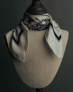 "Hermès" Classic ex libris silk scarf